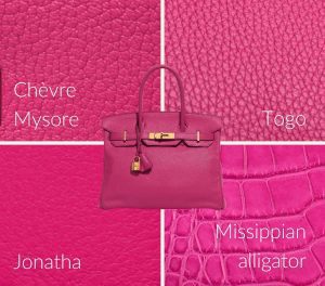 A bold birkin bag pink in Rose Shocking