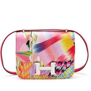 Constance bag in Rose Mexico Swift leather