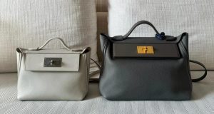 Hermès 2424 mini size vs 29 size comparison