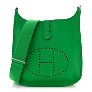 Hermès Evelyne GM bag in Bambou leather