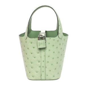 Ostrich Micro Picotin Lock Vert Criquet