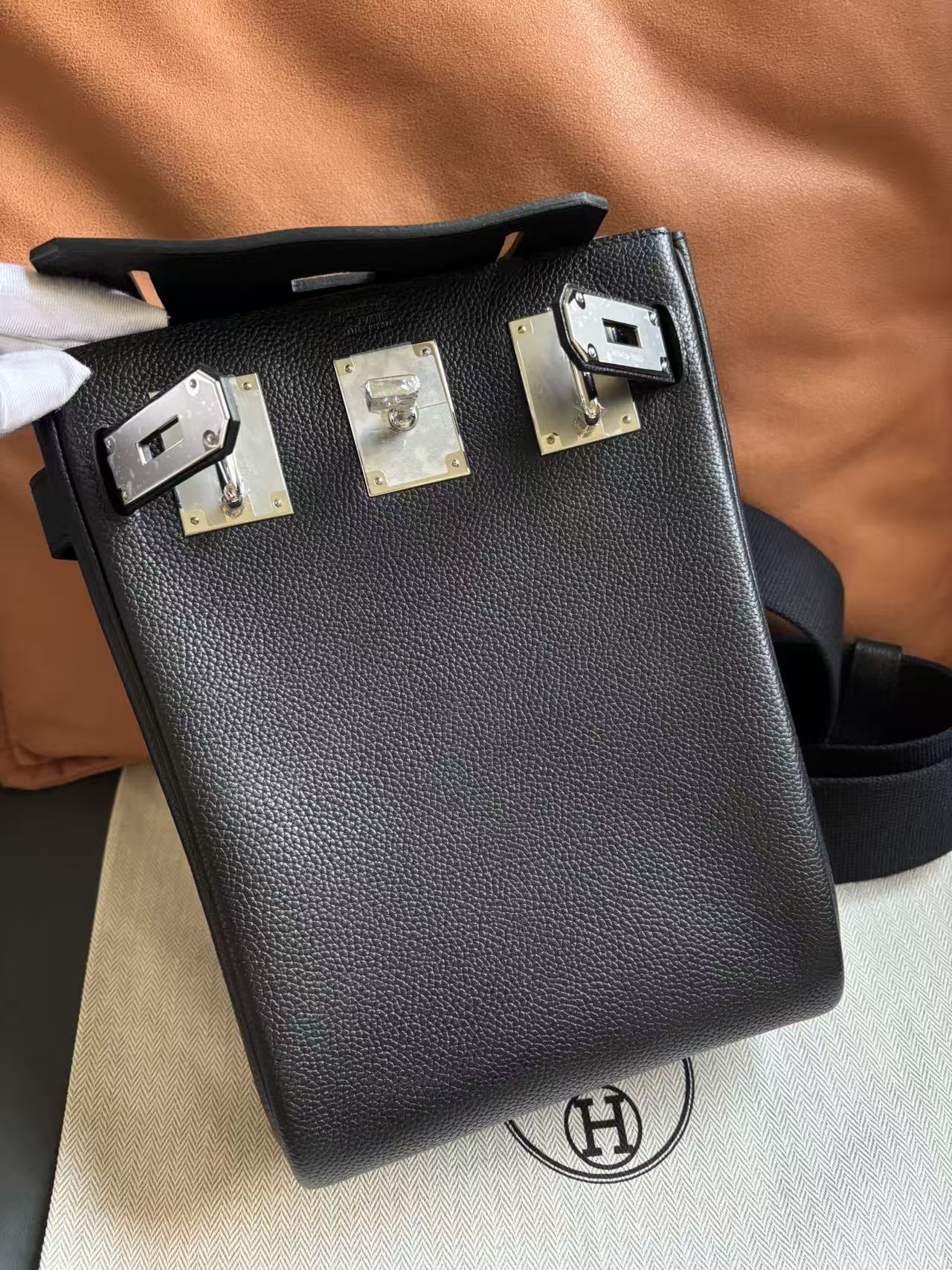 Detailed view of the open toggle mechanism on a custom HAC a Dos PM